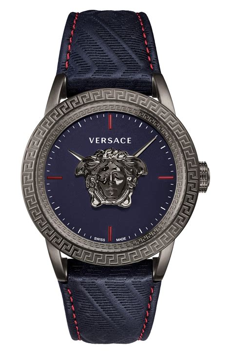 versace blue dial watch|versace watches men price.